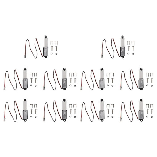10X Electric  Linear Actuator - 1.2inch Stroke, 64N/14.4Lb, Speed 0.6Inch/S Motion Actuator Small 12V