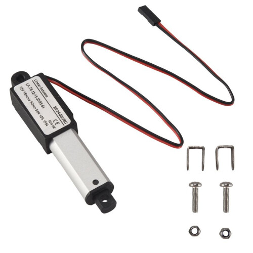 10X Electric  Linear Actuator - 1.2inch Stroke, 64N/14.4Lb, Speed 0.6Inch/S Motion Actuator Small 12V 2