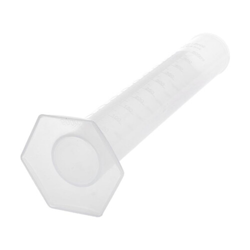 4X 500 Ml Plastic Transparent Graduated Tube. 2