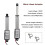 10X Atuador Micro-Linear, Curso de 2 Polegadas, 90N / 20.3Lb, Velocidade 9.5Mm / S Atuador Elétrico À Prova D'Água Atuador Linear Do Motor 12V 3