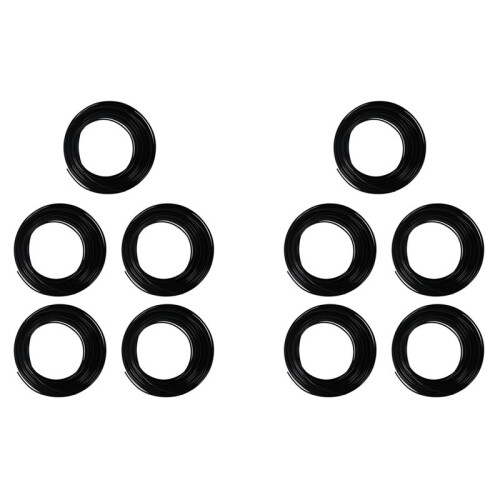 10X 3D Printer Pen Filament 1.75mm PLA 10m(Black PLA)