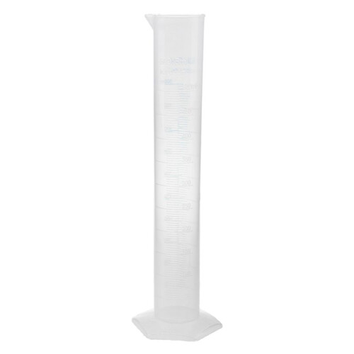 4X 500 Ml Plastic Transparent Graduated Tube. 1