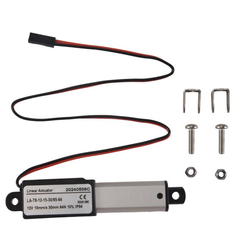 10X Electric  Linear Actuator - 1.2inch Stroke, 64N/14.4Lb, Speed 0.6Inch/S Motion Actuator Small 12V 1