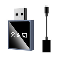 Adaptador USB 3 en 1 Carplay MirrorLinK Inalámbrico para Android Auto Box, CarPlay, Plug And Inalámbrico