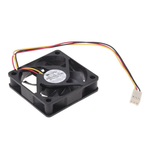 60Mm 6Cm  12V 3 Pin Computer Case CPU Cooler Cooling Fan Black 8 Pcs 2