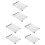 6 Pcs School Locker Shelf Organizer - Adjustable Locker Divider Mate Easy to Install for Extending Locker Use Space 1