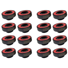 FREESPORT 608 Hybrid Black Ceramic Bearings for Inline Skate or Skateboard Scooter Longboard (Pack of 16)