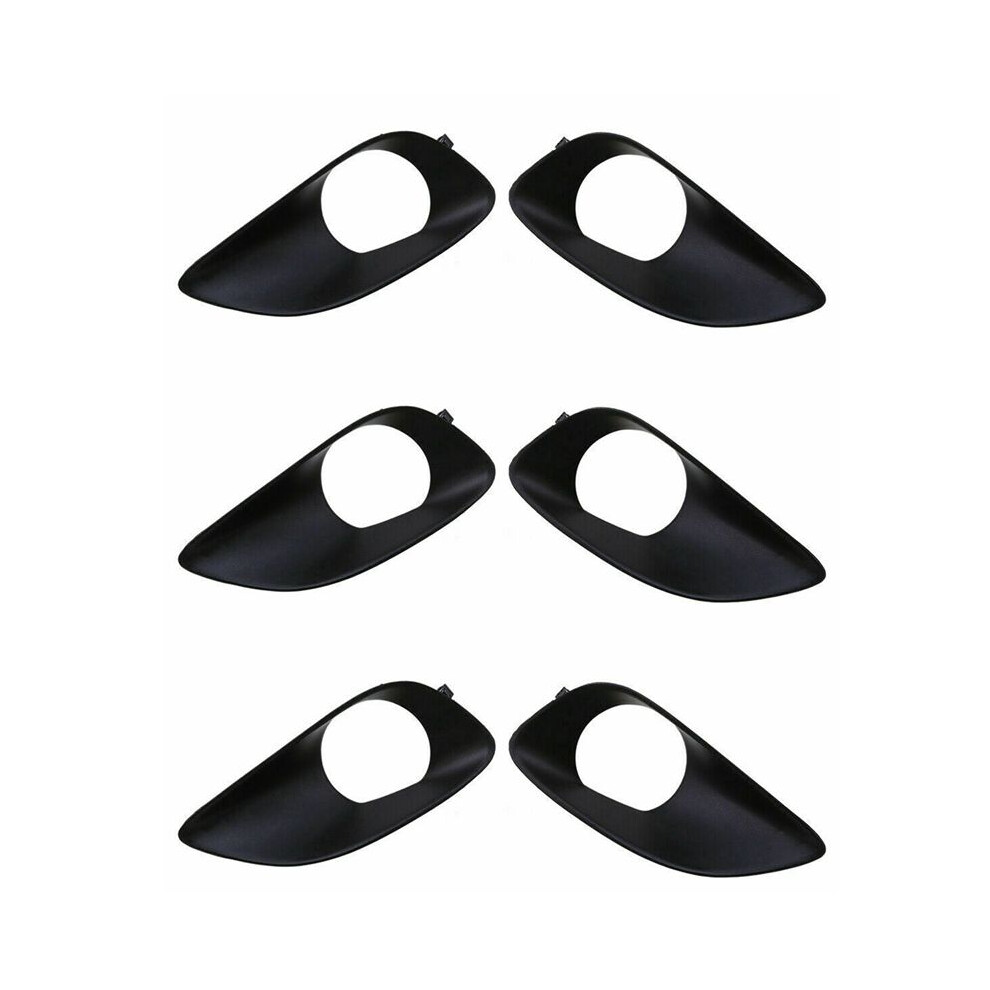 6X Front Fog Lamp Grille Cover Fog Bezel For Vios/Limo (Xp90) 2007-2013 Auto Fog Lamp Covers Light 6031652753475