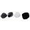 40X Universal Lavalier Microphone Furry Fur Windshield Wind Muff Soft for    Lapel Lavalier Mic 5Mm 3