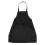 8X Unisex 2 Pocket Black Kitchen Apron Bib, One Size in Medium 3
