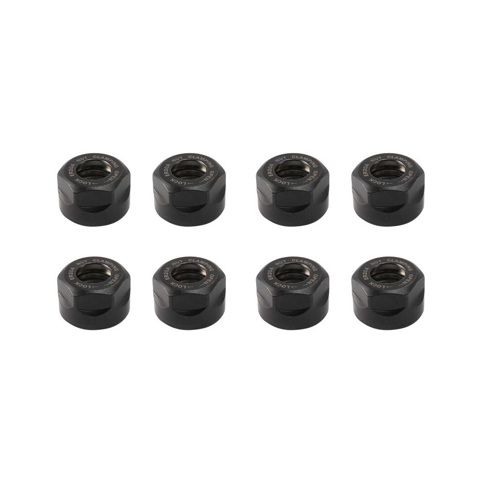 8X Er20 Collet Clamping Nuts For Cnc Milling Chuck Holder Lathe 4714015180775