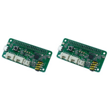 2X ReSpeaker 2-Mics Pi Hat for Raspberry Pi 4 Model B Voice Module Dual Microphone Array for Raspberry Pi Zero 3B