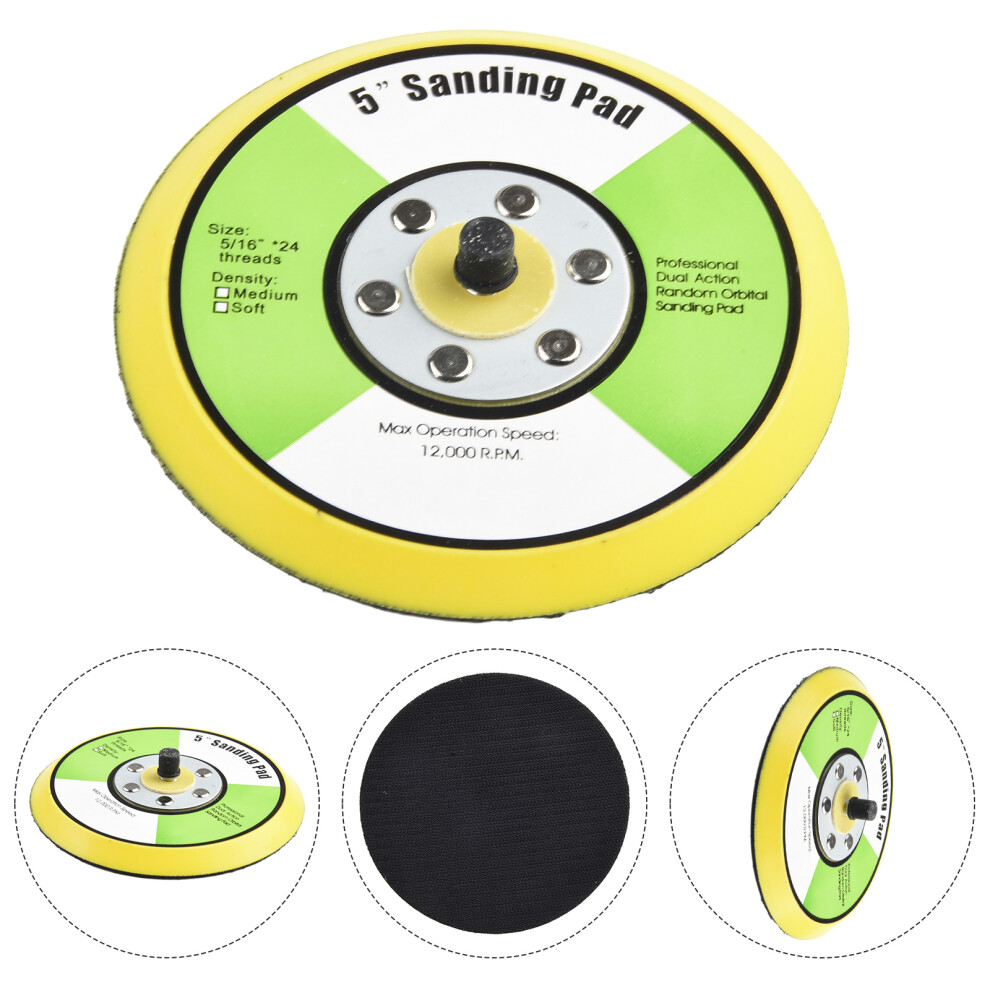 1Pcs 5 Inch Foam Plastic Backing Pad 12000 Rpm M8 Sanding Disc Backer For Angle Grinder Buffing Pads Polishing Wheel Adhesive 6935161422252