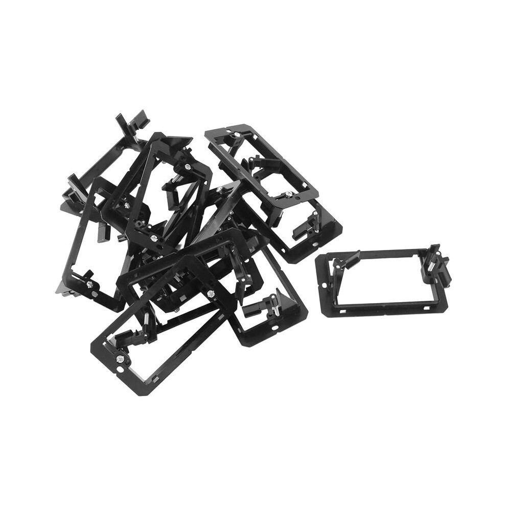 Photos - Other Electrical Equipment 12 Pcs Single Gang  Low Voltage Wallplate Mounting Bracket - Black(1-Gang)