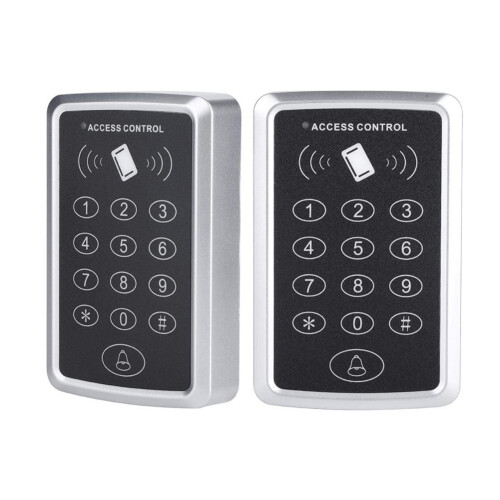 125KHz RFID Access Control Keypad EM Card Reader Door Access Control System Door Lock Opener Keyboard System 1