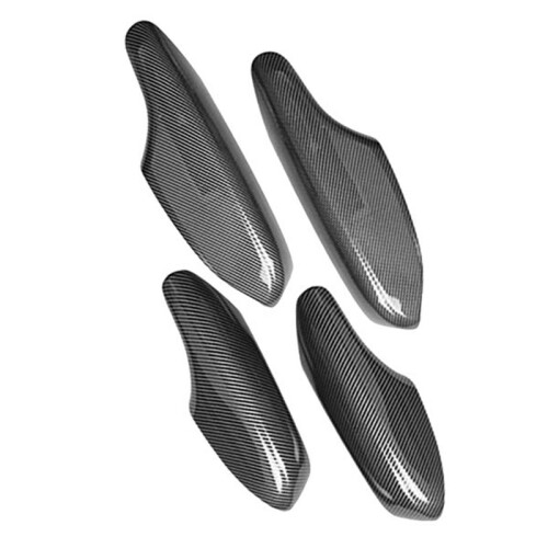 Carbon Fiber Pattern Interior Door Armrest Panel Cover Side Handle Armrest Panel Trim for   11th 2021-2023 1