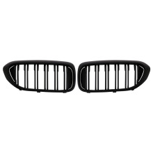 Front Bumper Grilles Double Style Racing Grilles for 5-Series G30/G31/G38 530i 540i 550i Double-Matte Black