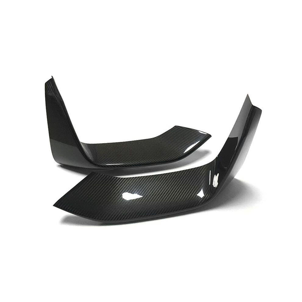 2Pcs Car Front Bumper Spoiler Carbon Fiber For M3 F80 M4 F82 F83 2014-2017 6032755126555