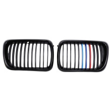 Car Glossy Black Front Hood Kidney Grill Mesh Sport Racing Grills for- E36 M3 3 Series 1997-1999 M-Color
