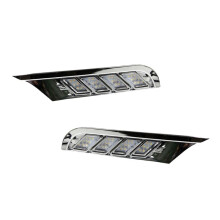 LED Daytime Running Lights for  Kicks 2017-2020 White DRL & Amber Turn Signal Lights Fog Lights