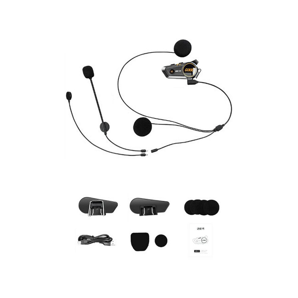Motorcycle Earphones Helmets Headset 5.3 Headphones Wireless Headset Bike Earphone Handsfree 3D Stereo Earbud 6032906956925