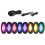 RGB LED Rock Lights, Multifunction Neon Underglow Waterproof Light with APP Control Multicolor Lights for ATV UTV SUV,A 1