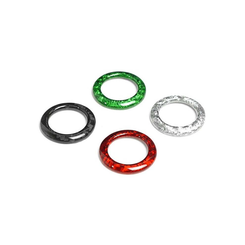 Real Hard Carbon Fiber Sticker Car Gear Shift Button For Abarth 595 695 2012-2023 6032211768947