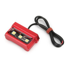LED-Motorrad-Kennzeichenleuchte, Dekorative Lampe, Universelle Rückleuchte Aus Aluminiumlegierung, Kennzeichenhalterleuchte B