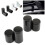 Motorcycle Docking Hardware Magnet Cover Kit for  Touring FLHR FLHRC 2009-2023 Silver 2
