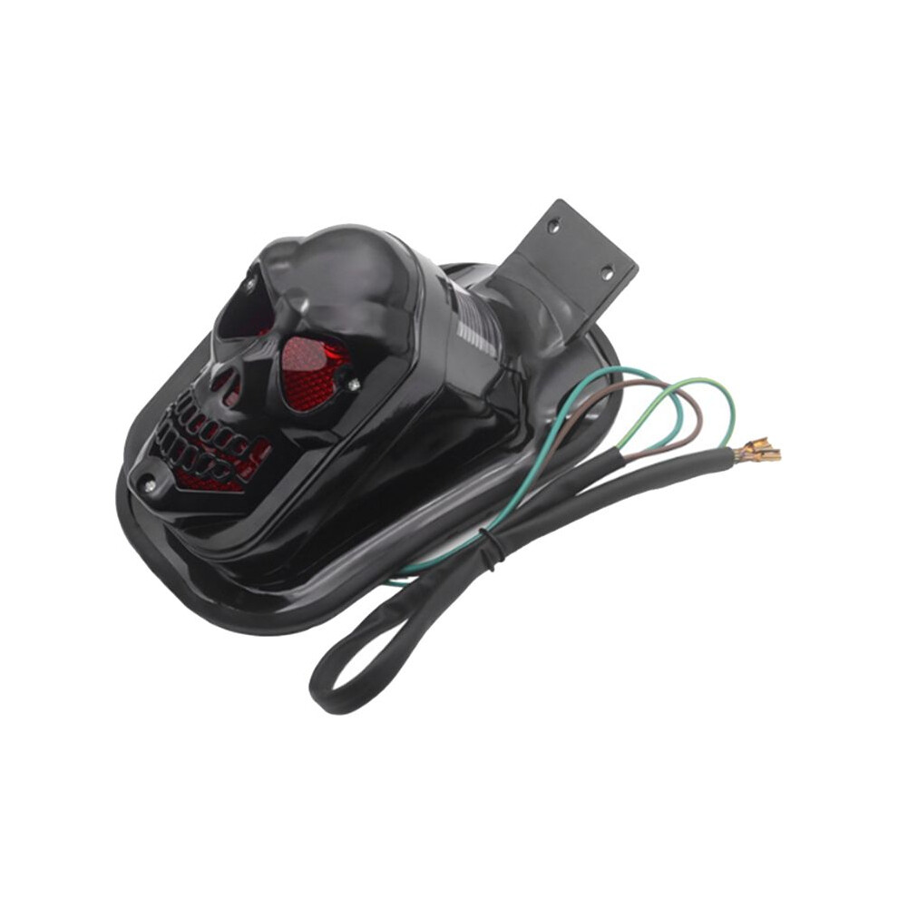 Motorcycle Skull Rear Turn Signal Brake Lamp License Plate Lamp Rear Tail Motorcycle Accessories Light 6031652725908