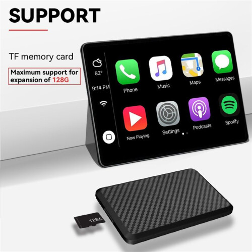 Android14 Wireless CarPlay/Android Auto  Box 4 Core 4GB+64GB Plug and  Built-in and Other Applications 2