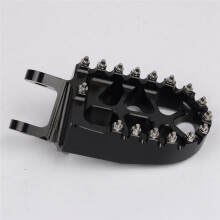 Dirt Bike Motorcycle Aluminum Alloy Footpeg Foot Pegs Pedal for KLX250 KLX250R KLX250S KLX650 1994-2020 Black