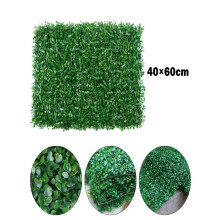 1x Piante artificiali Parete d'erba Sfondo simulato del prato Fiori Pannelli di siepe in bosso per matrimonio Recinzione Verde Decorazioni murali 40