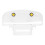 Motorcycle Speedometer Tachometer White Instruments Case Cover Accessory for  Goldwing GL1800 2001-2005 8