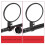Motorcycle Rearview Mirror Adjustable Bicycle Rearview Mirror Motorcycle Handlebar Glass Rearview Mirror 3