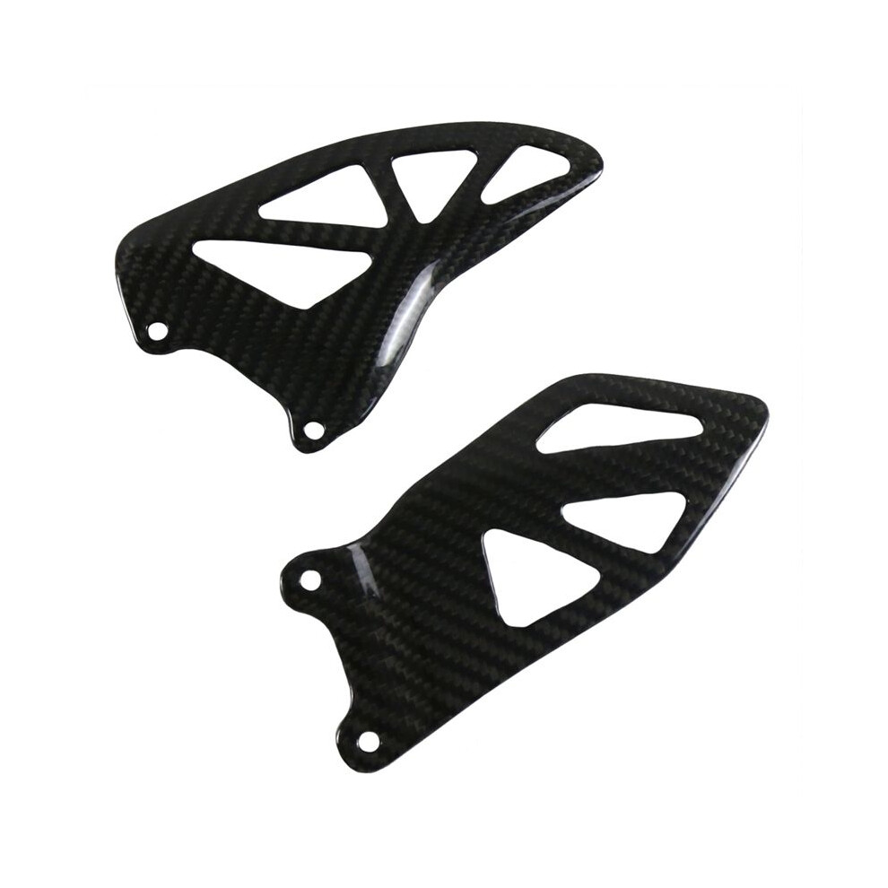 For  GSXR1000 2017-2024 Carbon Fiber Color Motorcycle Heel Guard Rearset Plate Foot Peg Protector Accessories-image-OPC-PPVBDRM-NEW
