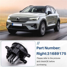 Paraurti Anteriore Auto LED Fendinebbia Luce di Marcia Diurna con Dissipatore di Calore per XC40 2018-2024 Luce di Direzione Freno 31689175 R