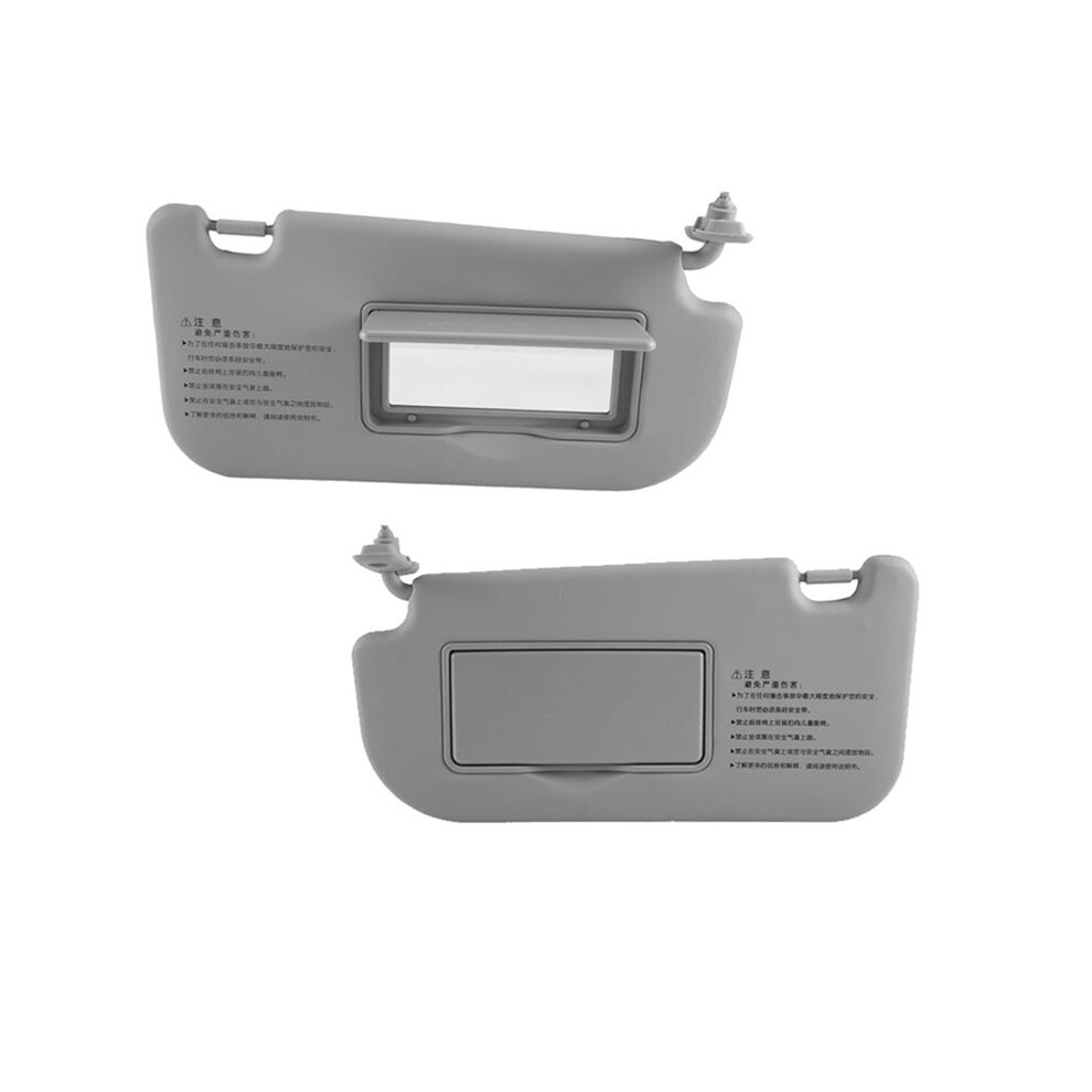 1Pair Car Sun Visors Shades With Vanity Mirror 85202-03000 8520103000 For Sportage 2004-2010 Sunvisor Makeup Grey 6031704150252