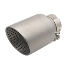 Autoauspuff Schalldämpfer Spitzen Rohrsysteme Zubehör Sound Schwächung Edelstahl Schalldämpfer Spitze Auspuff 63mm