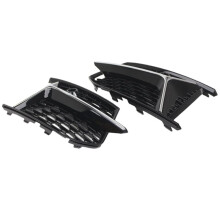 Front Bumper Grille Cover for  A6 C8 S- 2019-2023 Fog Light Bezel Grill Honeycomb Mesh Style 4K0807151A