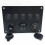 Boat  Panel Car  Panel Waterproof Digital Voltmeter Dual USB Port Outlet Combination Marine LED Rocker 3