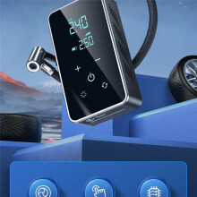 Kabellose Luftpumpe, 150 Psi, Touchscreen, Tragbarer Elektrischer Reifenfüller für Auto, Fahrrad, Motorrad, Luftkompressor-Injektor