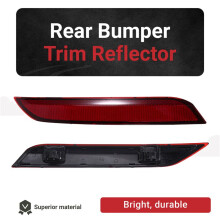 1 Pair Rear Light Cover Bumper Rear Bumper Trim Reflector 99451621402 410180750111 6C0945105B for 6R 6C From 2014