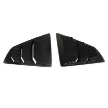 ABS Koolstofvezel Auto Achter Zijraam Blind Luik Afdekking Trim voor  370Z Z34 2009-2020