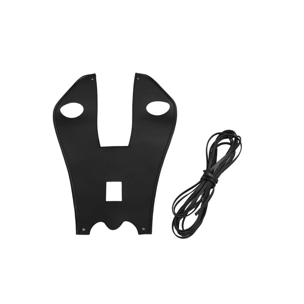 Motorcycle Smooth Fuel Tank Pad Panel Bib Bra Cover For Road King Model Flhrc Flhr Fuel Tank Pu Cover Black 6032472360348