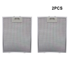2x Filtro della Cappa Sostituzione Ventilazione Aspiratore in alluminio 26 Cappa a rete metallica 32CM Filtro grasso Estrattore da cucina