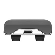 Druckschalter Auto Brillenbox Stoßfest Stabil Auto Sonnenbrillenhalter Verlustfreie Installation Erweiterungsraum Brillenbox,D