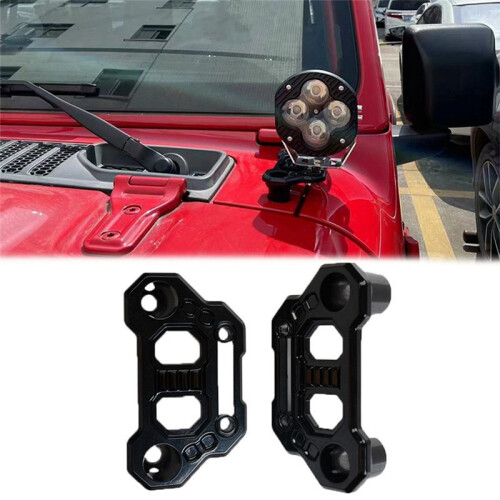 Car A-Pillar Single-Layer Spotlight Bracket Hood Auxiliary Spotlight A-Pillar Fixing Bracket for   JL 1
