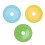 Ultra Thin Glass Cutting Discs 10cm, 3-Pack, Low Noise, Multi-Color 3