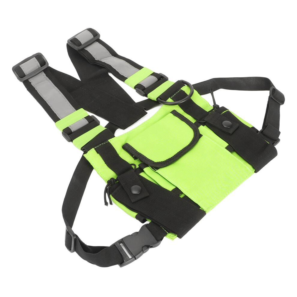 Universal Radio Chest Harness With Adjustable Straps - Fruit Green 8331371031280